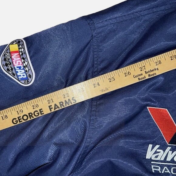 VTG Mark Martin Jacket NASCAR Valvoline Chase Auth. Large Y2K 90s Racing Bomber - Picture 6 of 7